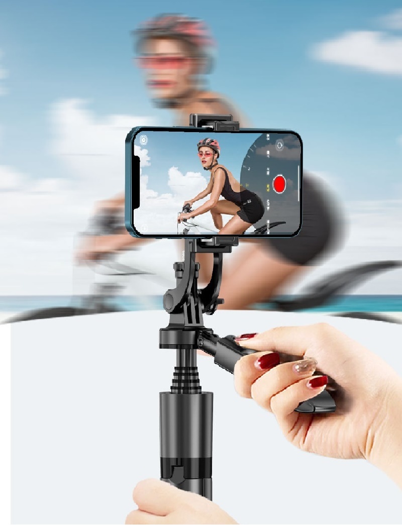 360 Auto Face Tracking Gimbal AI Smart Gimbal Face Tracking Auto Phone Holder For Smartphone Video Vlog Live Stabilizer Tripod - image 9