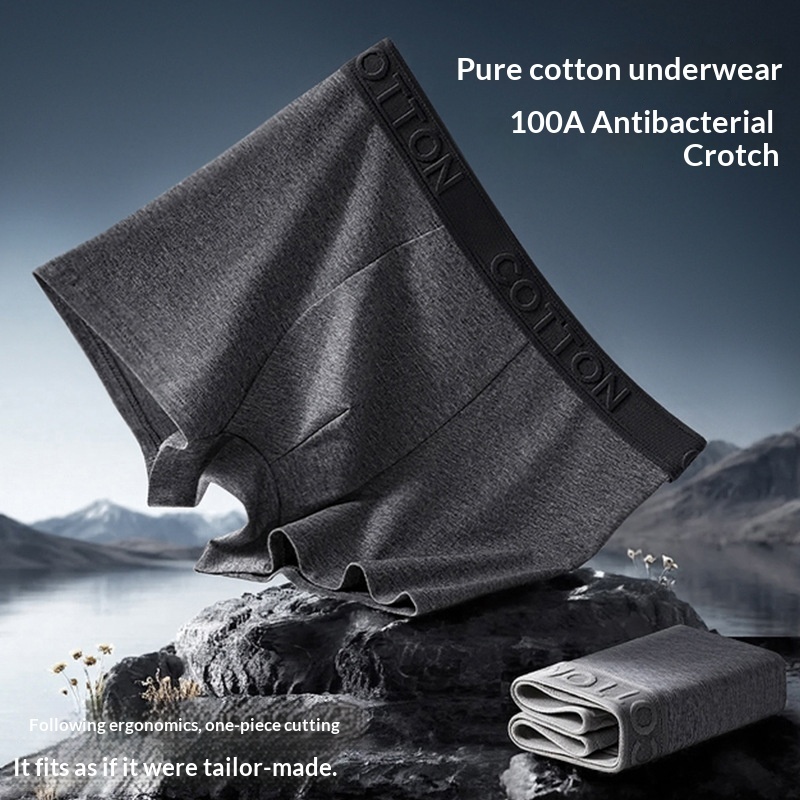 High-End Antibacterial Cotton Boxer Briefs For Men - image 2
