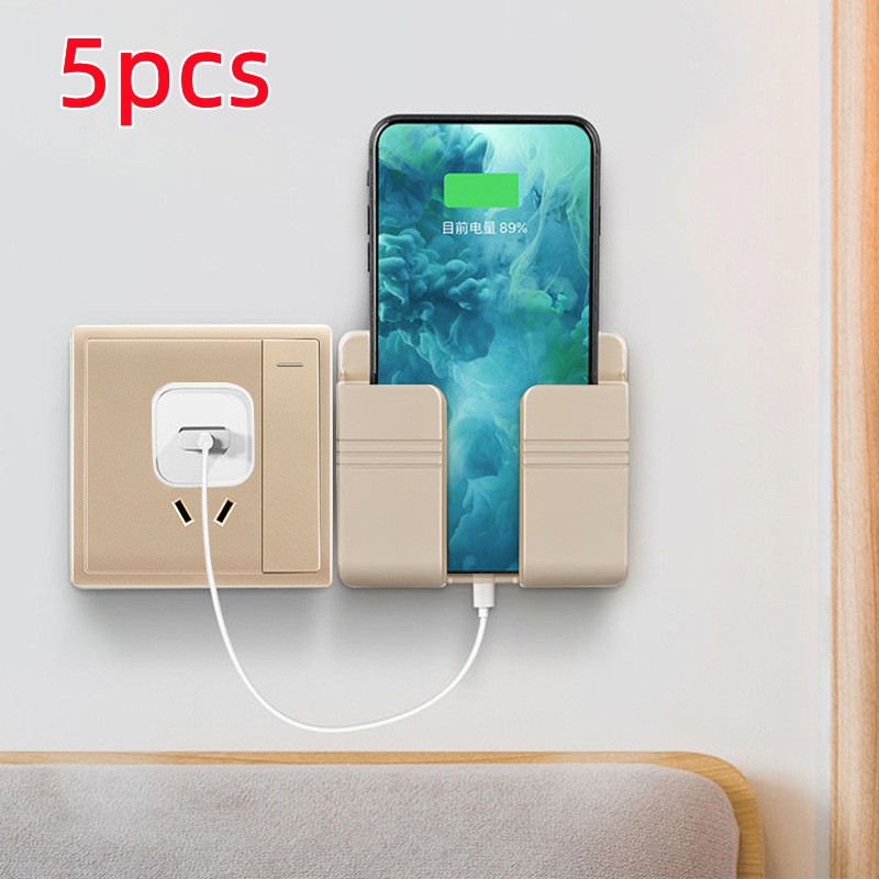 Mobile Phone Charging Storage Rack Punch-free Sticky Storage Box - image 14