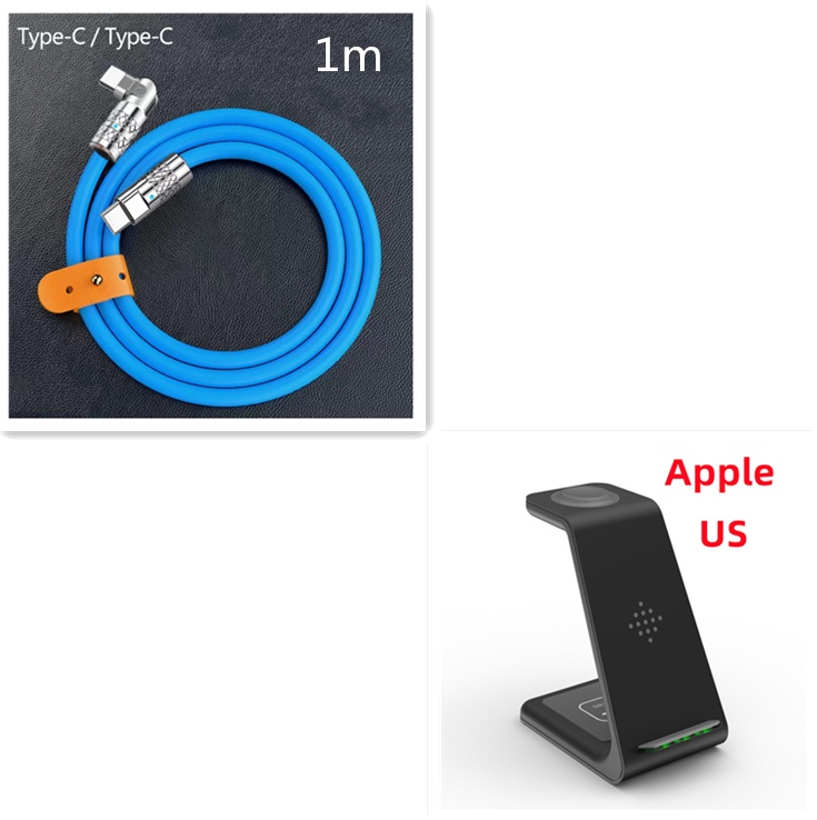 3 In 1 Fast Charging Station Wireless Charger Stand Wireless Quick Charge Dock For Phone Holder - image 58