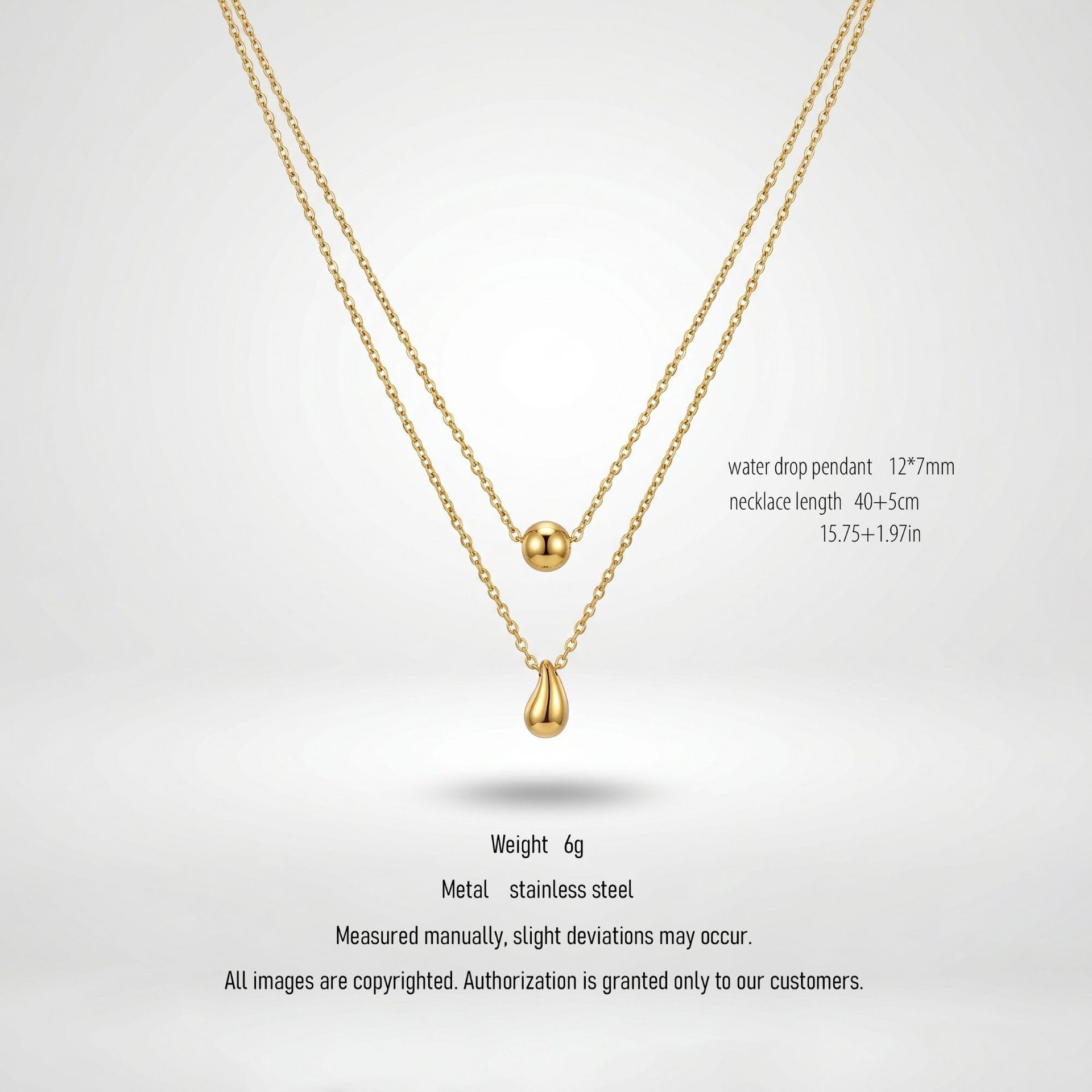 Womens Elegant Heart-Shaped Waterdrop Necklace - image 18