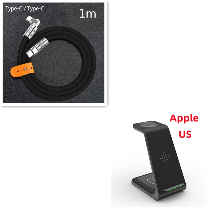 3 In 1 Fast Charging Station Wireless Charger Stand Wireless Quick Charge Dock For Phone Holder - image 62
