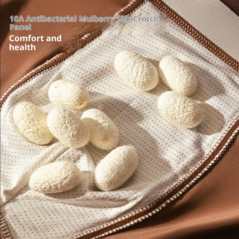 Men's Satin Light Luxury Ice Silk Underwear Summer Breathable Boxers Shorts New Boxers - image 2