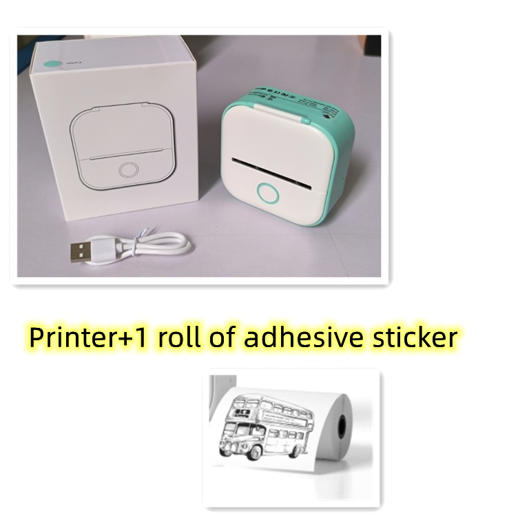 Portable Mini Thermal Label Printer Home Photo Printer Student Wrong Question Printer Bluetooth-compatible Mini Label Printer Price Tag - image 73