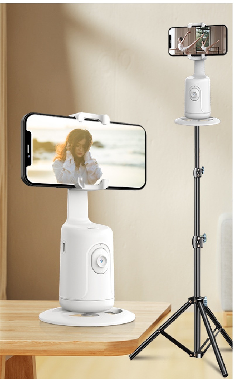 360 Auto Face Tracking Gimbal AI Smart Gimbal Face Tracking Auto Phone Holder For Smartphone Video Vlog Live Stabilizer Tripod - image 10