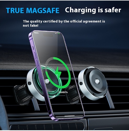 Intelligent Mobile Phone Holder Double-Sided Car Mount Magnetic Universal Adsorption Bracket Vacuum Adsorption Stable For Phone - image 6