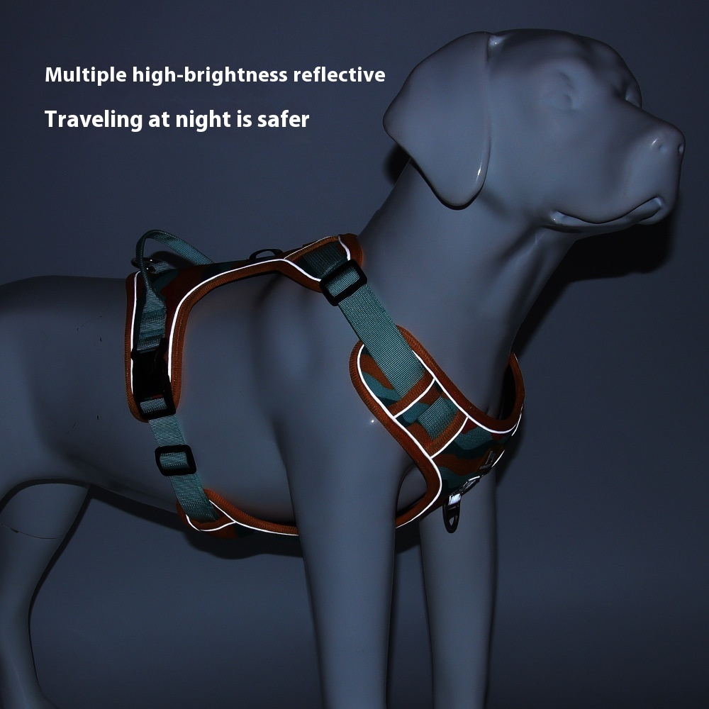 Dog Chest And Back Reflective Commuter Hand Holding Rope - image 4