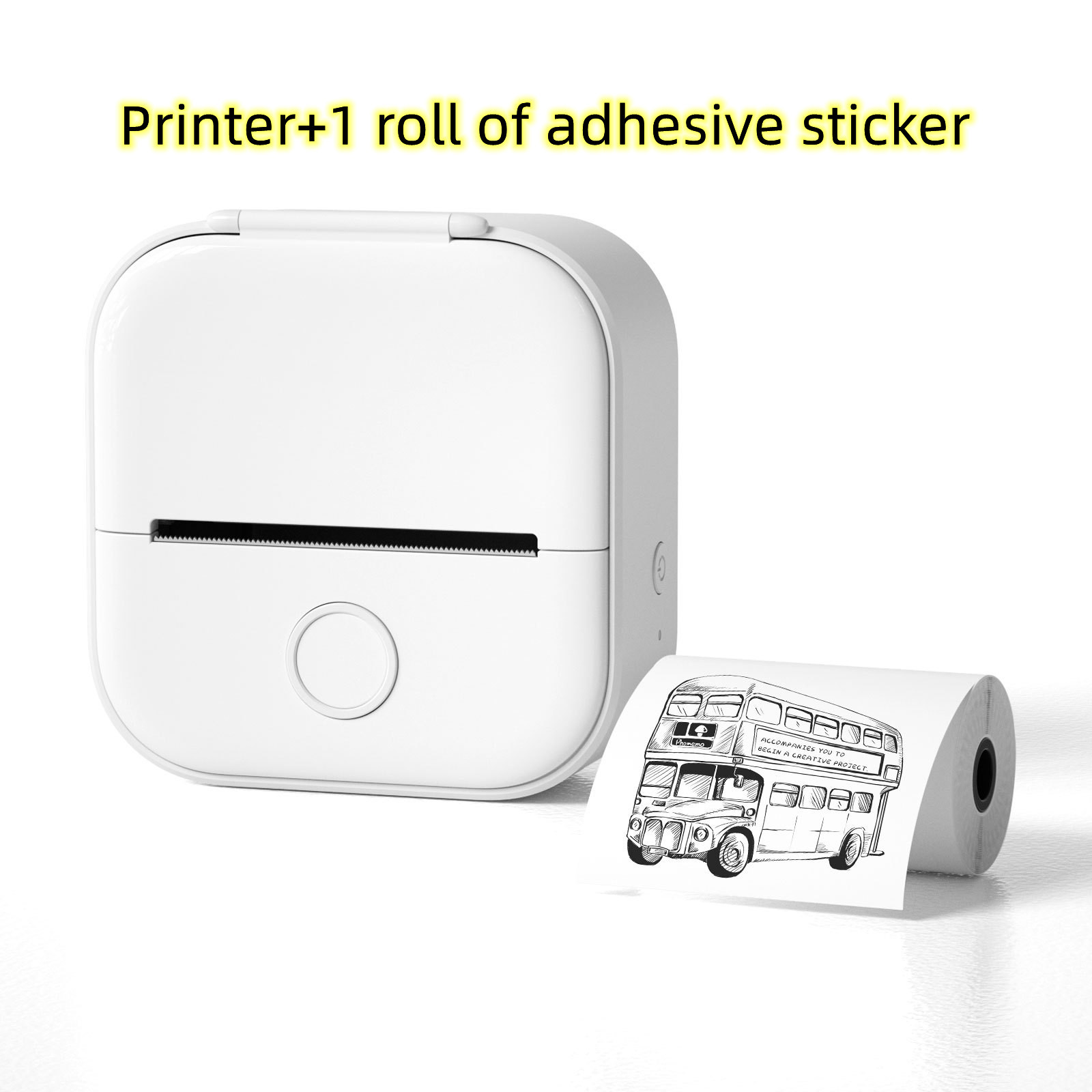 Portable Mini Thermal Label Printer Home Photo Printer Student Wrong Question Printer Bluetooth-compatible Mini Label Printer Price Tag - image 79