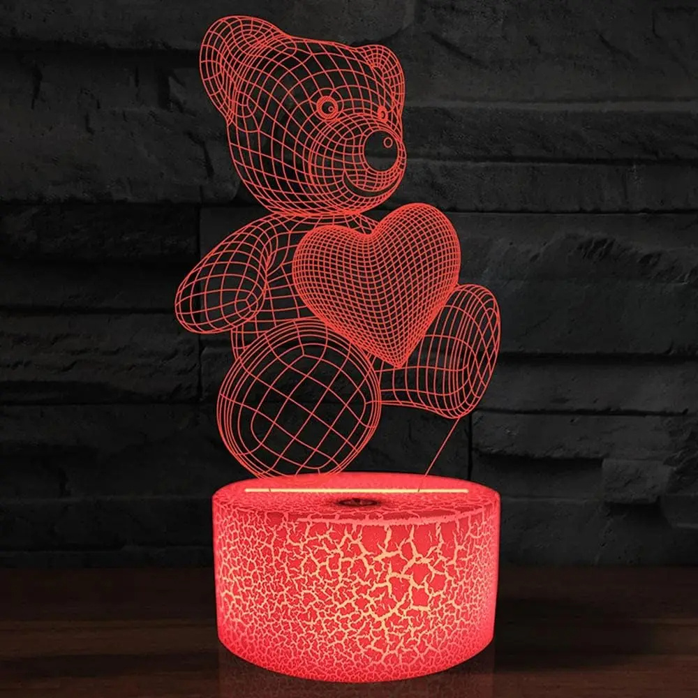 3D Lamp Acrylic USB LED Night Lights Neon Sign Lamp Xmas Christmas Decorations For Home Bedroom Birthday Decor Valentines Day Gifts - image 17