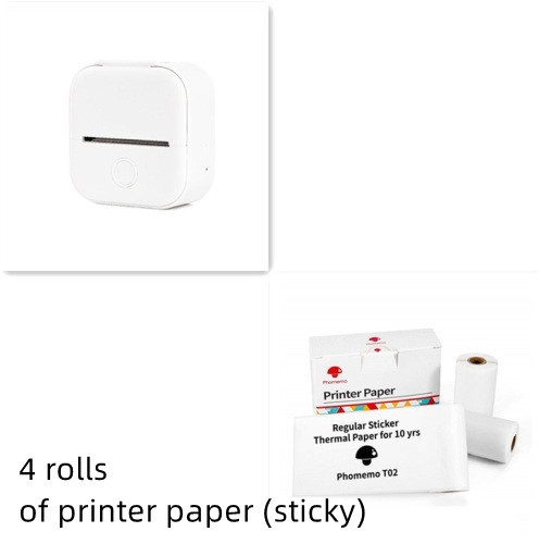 Portable Mini Thermal Label Printer Home Photo Printer Student Wrong Question Printer Bluetooth-compatible Mini Label Printer Price Tag - image 75