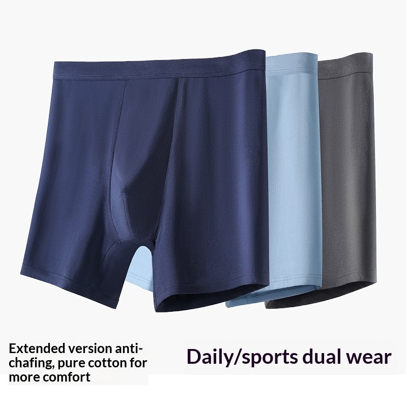 Mens Cotton Underwear For Sports To Prevent Chafing - image 2