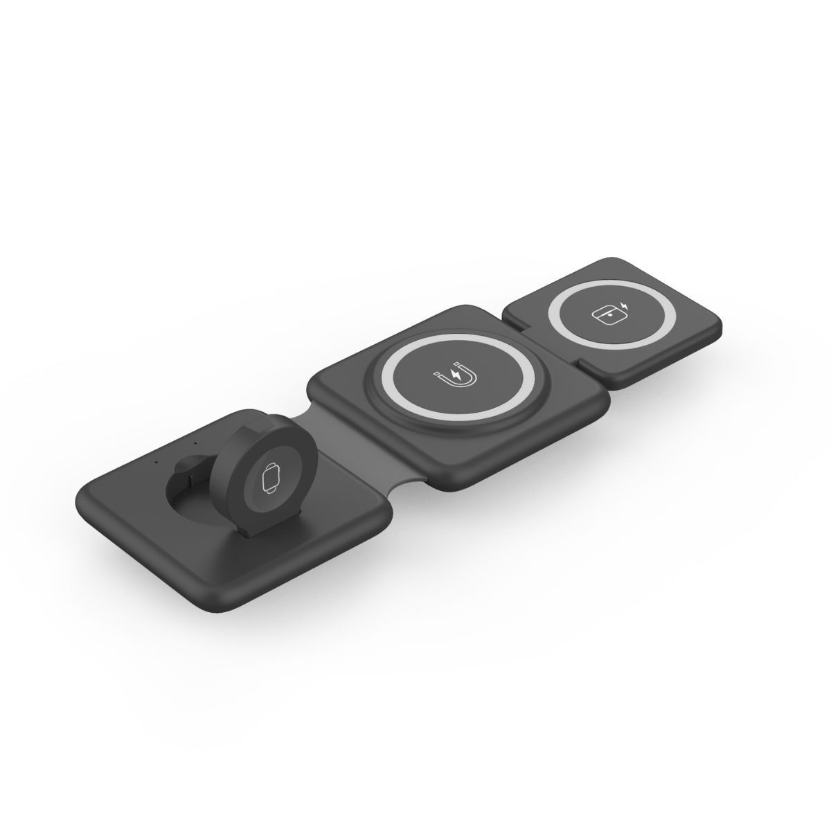 Folding Magnetic Suction Wireless Charger 3-in-1 - image 6
