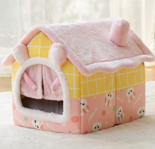 Foldable Dog House Pet Cat Bed Winter Dog Villa Sleep Kennel Removable Nest Warm Enclosed Cave Sofa Pets Supplies - image 37
