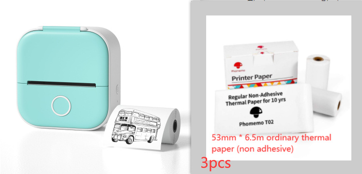 Portable Mini Thermal Label Printer Home Photo Printer Student Wrong Question Printer Bluetooth-compatible Mini Label Printer Price Tag - image 11