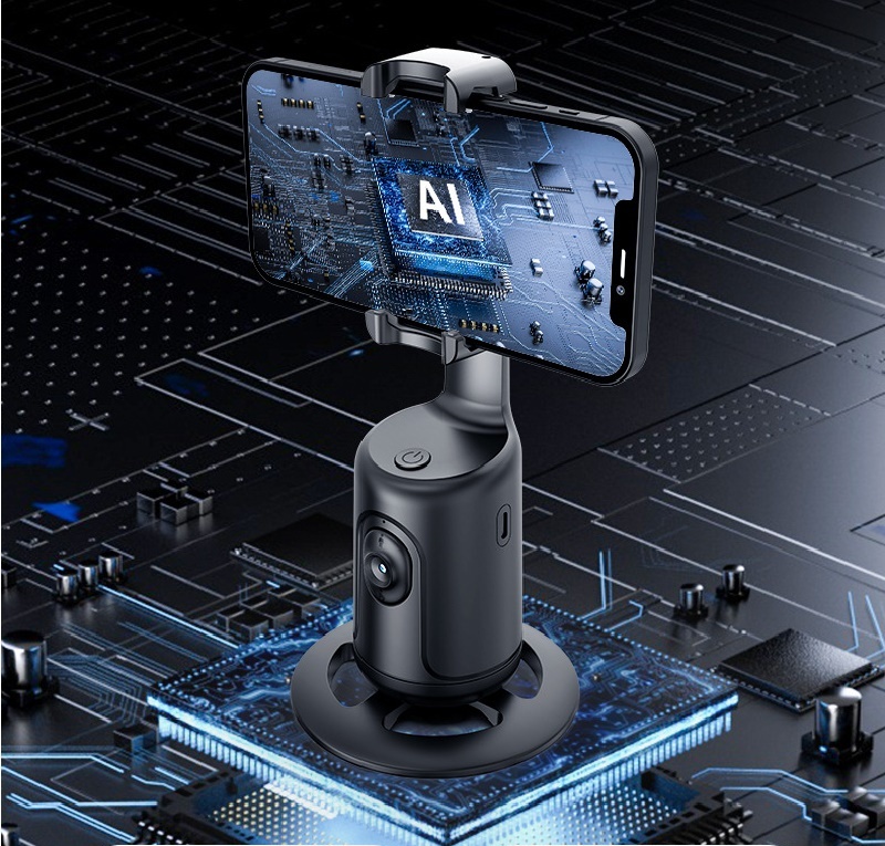 360 Auto Face Tracking Gimbal AI Smart Gimbal Face Tracking Auto Phone Holder For Smartphone Video Vlog Live Stabilizer Tripod - image 6
