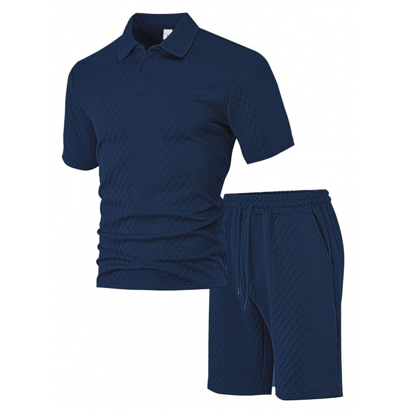 Mens Casual Suit With Jacquard And A Lapel - image 47