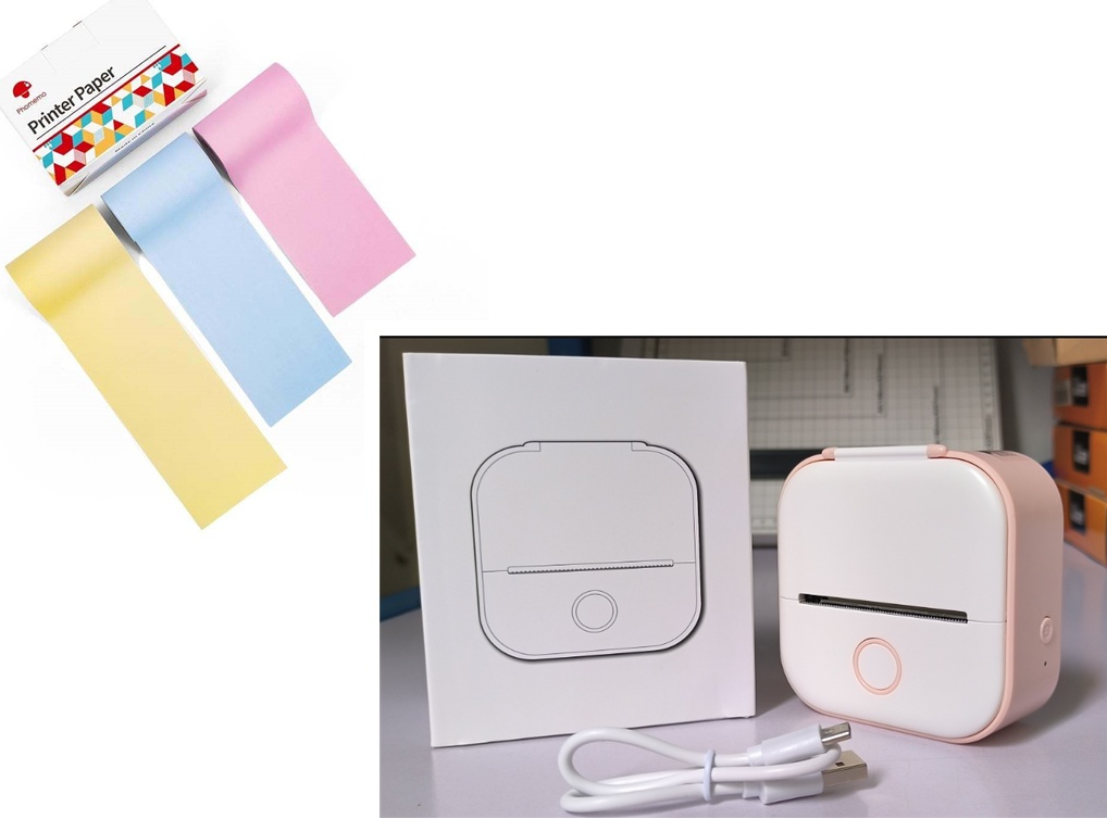Portable Mini Thermal Label Printer Home Photo Printer Student Wrong Question Printer Bluetooth-compatible Mini Label Printer Price Tag - image 53