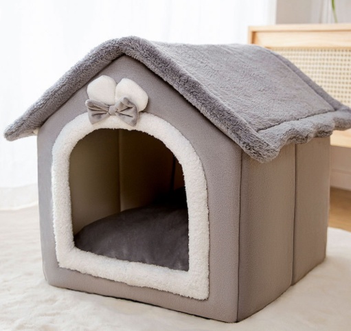 Foldable Dog House Pet Cat Bed Winter Dog Villa Sleep Kennel Removable Nest Warm Enclosed Cave Sofa Pets Supplies - image 23