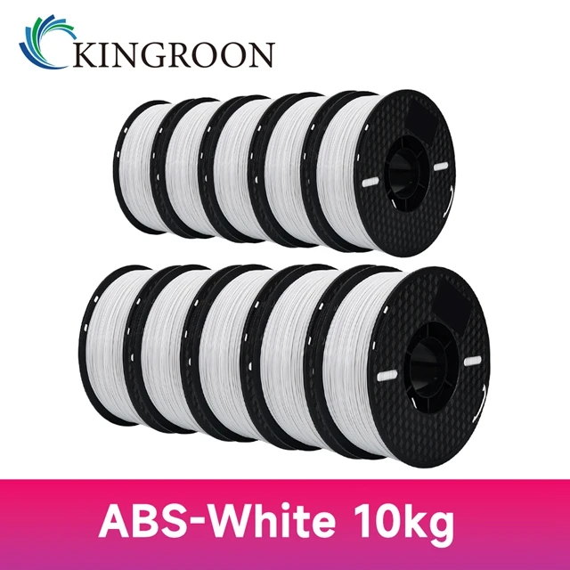 KINGROON 10KG PLA/ ABS/ PETG Filament 1.75mm Black White Gray , Wholesale 10 Rolls PLA ABS PETG Plastic For 3D Printer - image 19