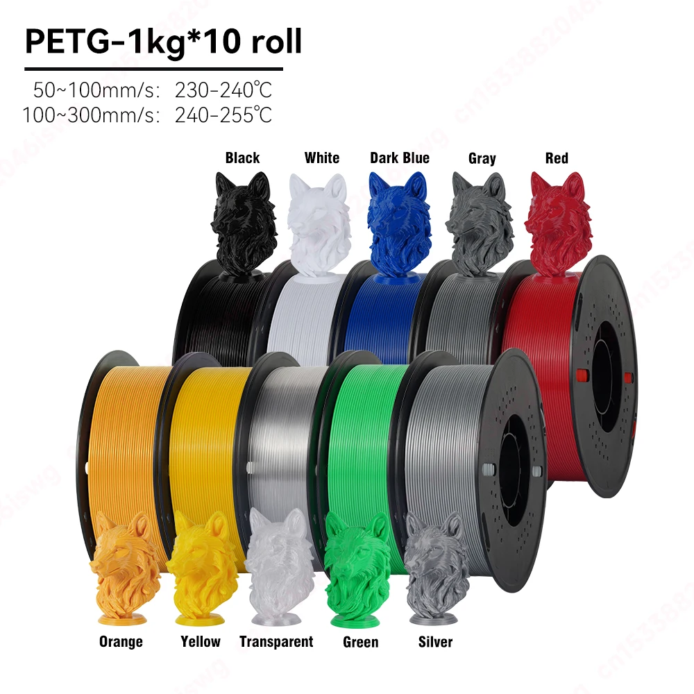 KINGROON 10KG PLA/PETG Filament 1.75mm 3D Printing Plastic Material Accuracy ±0.03mm Fast Shipping Fit Most FDM Printers - image 14