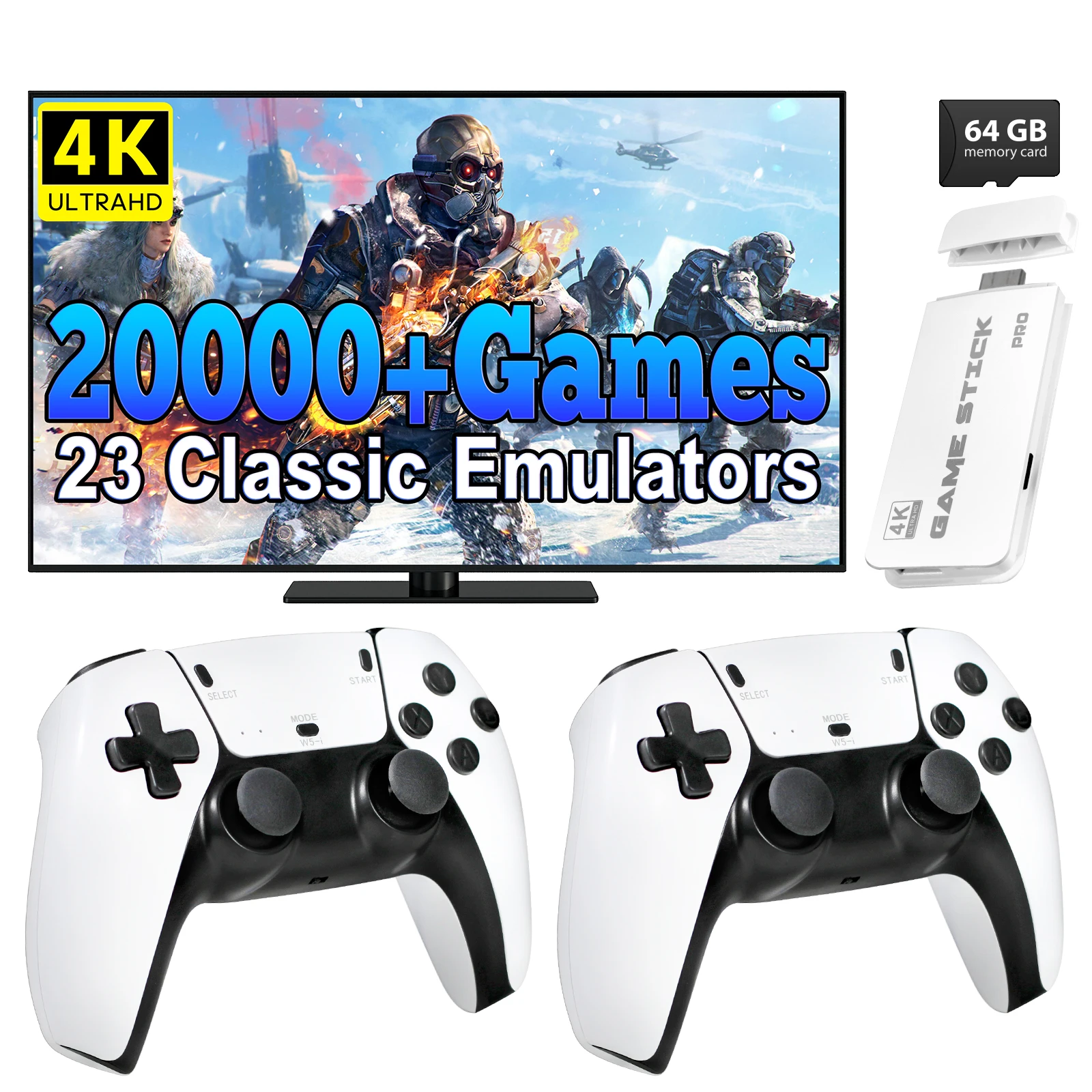 M15 4K TV Retro Handheld Game Console Stick 2.4G Dual Wireless Controller 20000+ Classical Games 23 Classic Emulaters - image 8