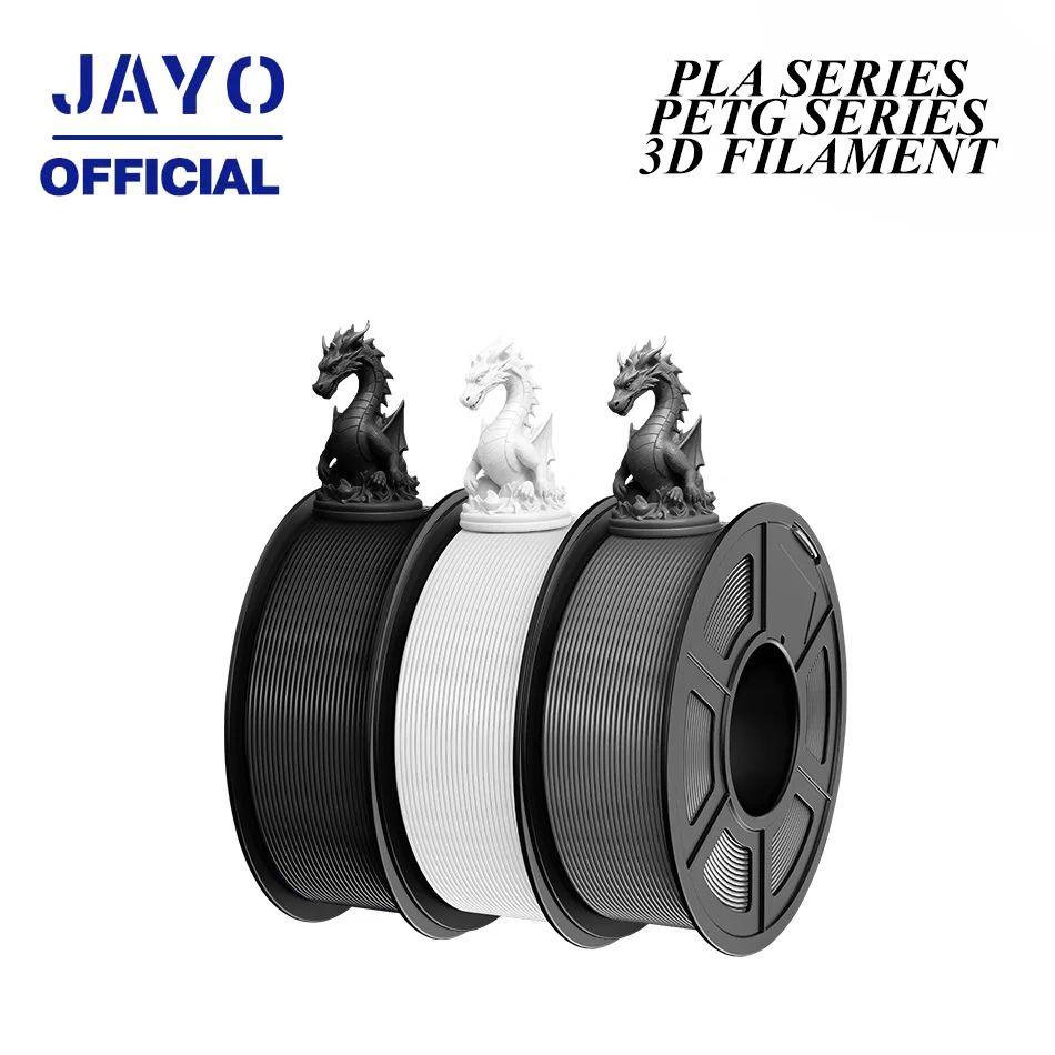 JAYO 3D Filamen 1.75mm PLA/ PETG / High Speed Matte PETG/ PLA+ 3D Printer Filament for FDM 3D Printers 3Rolls/set