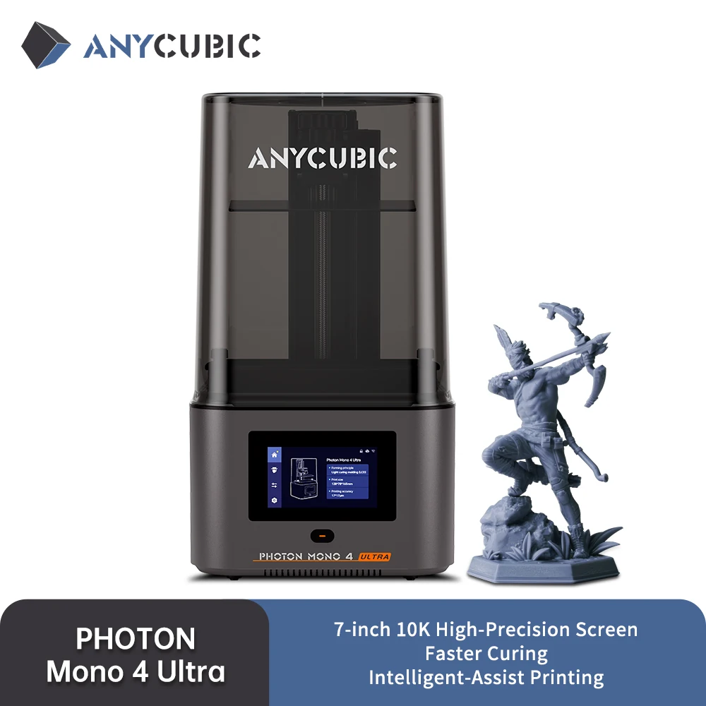 ANYCUBIC Photon Mono 4 Ultra AE Version LCD 3D Printer 7" 10K High Precision 3D Printing 2.2L Build Volume 236mm*231mm*430mm - image 7