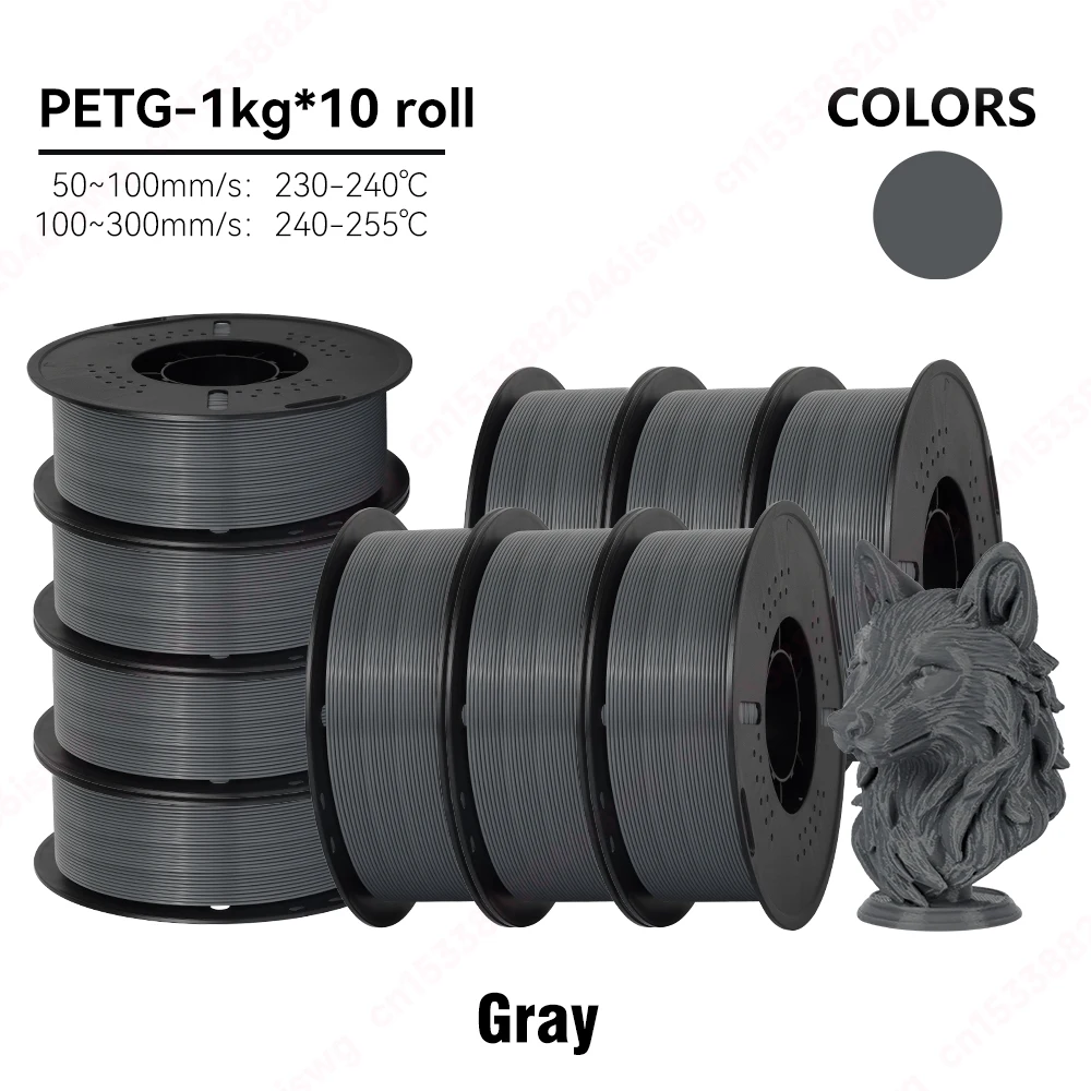 KINGROON 10KG PLA/PETG Filament 1.75mm 3D Printing Plastic Material Accuracy ±0.03mm Fast Shipping Fit Most FDM Printers - image 12