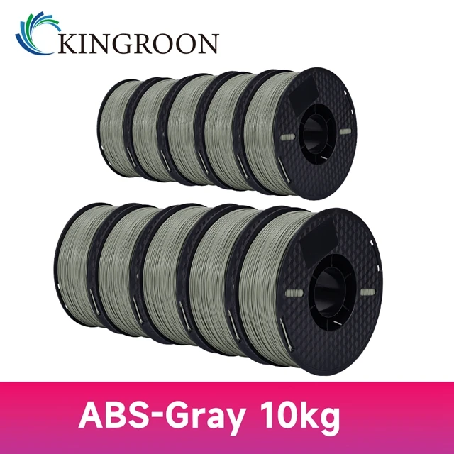 KINGROON 10KG PLA/ ABS/ PETG Filament 1.75mm Black White Gray , Wholesale 10 Rolls PLA ABS PETG Plastic For 3D Printer - image 22