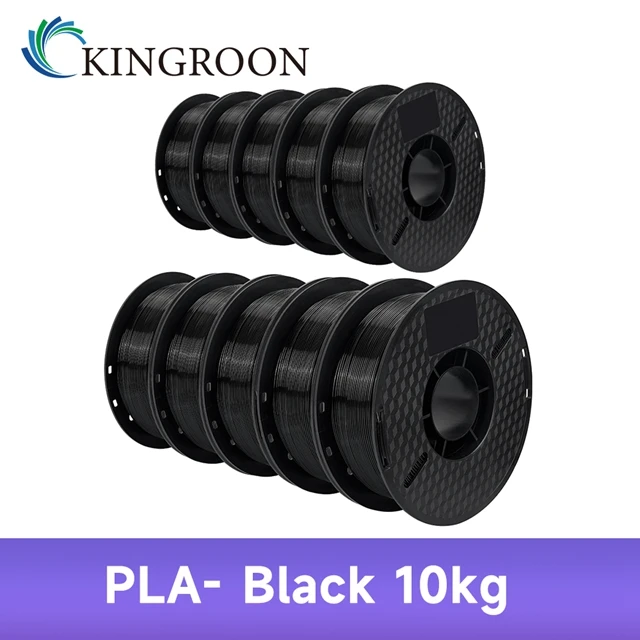 KINGROON 10KG PLA/ ABS/ PETG Filament 1.75mm Black White Gray , Wholesale 10 Rolls PLA ABS PETG Plastic For 3D Printer - image 11