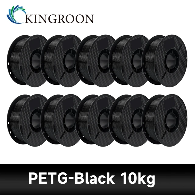 KINGROON 10KG PLA/ ABS/ PETG Filament 1.75mm Black White Gray , Wholesale 10 Rolls PLA ABS PETG Plastic For 3D Printer - image 29