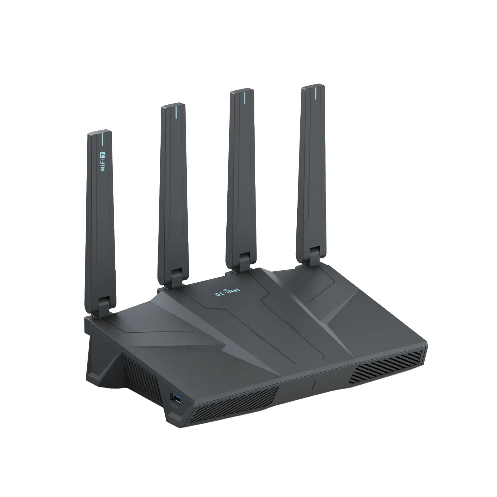 GL.iNet GL-BE6500 (Flint 3e) Dual-band WiFi 7 Home Router for Gaming Wireless Internet Router 5× 2.5G Ports Robust VPN Capabilities,Parental Controls, USB3.0 Qualcomm Quad-core 1.5 GHz, Supports ADGuard Home,OpenVPN,WireGuard,OpenWrt