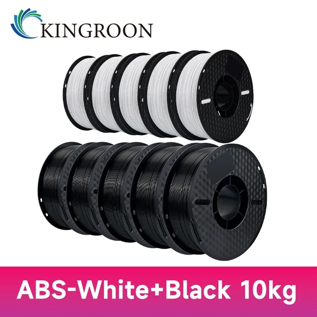 KINGROON 10KG PLA/ ABS/ PETG Filament 1.75mm Black White Gray , Wholesale 10 Rolls PLA ABS PETG Plastic For 3D Printer - image 21